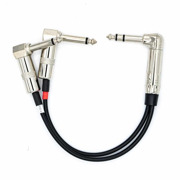 STRYMON STEREO TRS CABLE TO DUAL MONO - 1.5"