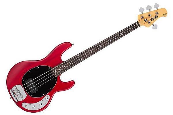 Sterling by Music Man Ray4-TRS - translucent red satin