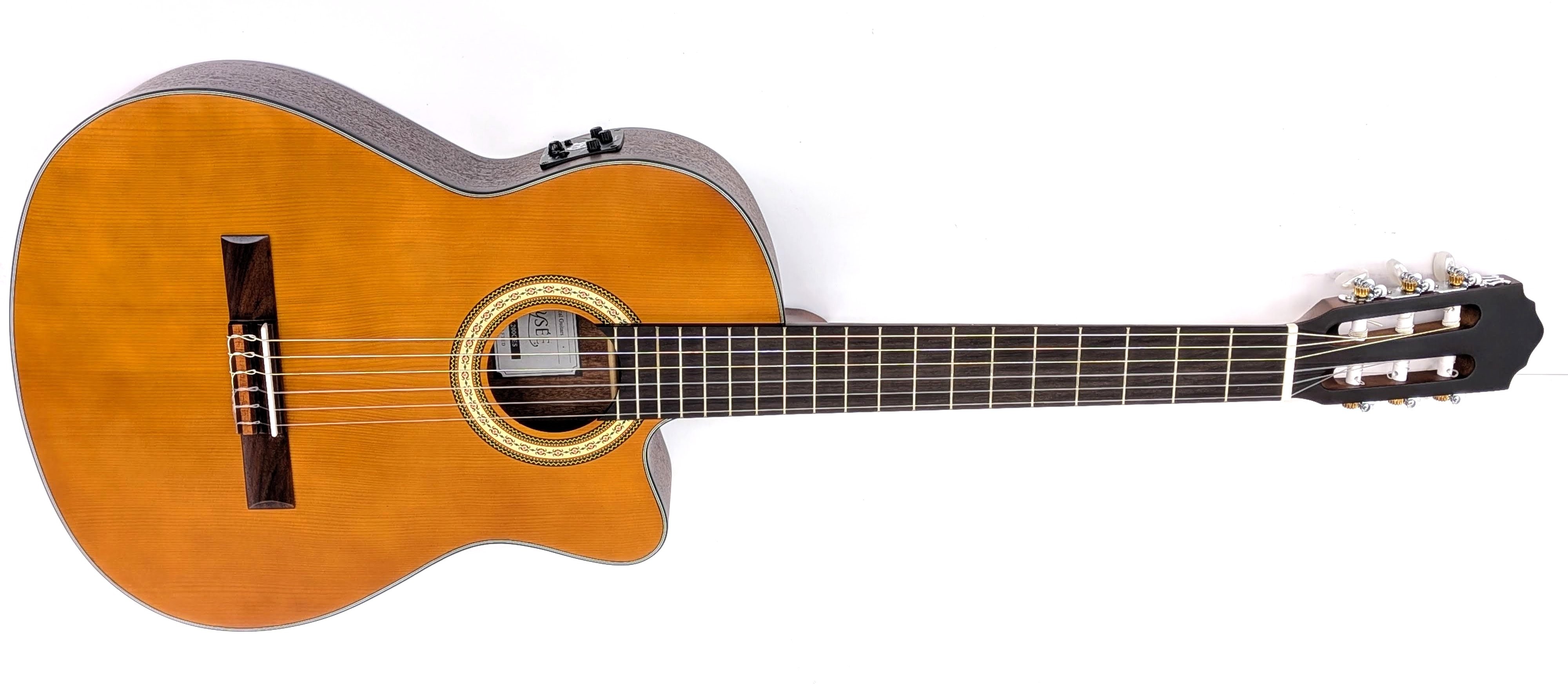 Alyse CL200CES - Chitarra classica cutaway 4/4 satinata