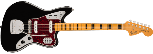 Fender Vintera® II '70s Jaguar®, Maple Fingerboard, Black