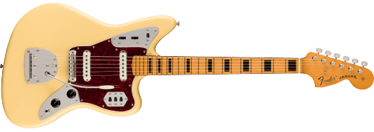 Fender Vintera® II '70s Jaguar®, Maple Fingerboard, Vintage White