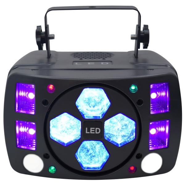 GOLDEN CENTURY LE06N3 EFFETTO LUCE A LED 4IN1 BEE EYES STROBO UV E LASER