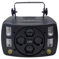 GOLDEN CENTURY LE06N3 EFFETTO LUCE A LED 4IN1 BEE EYES STROBO UV E LASER