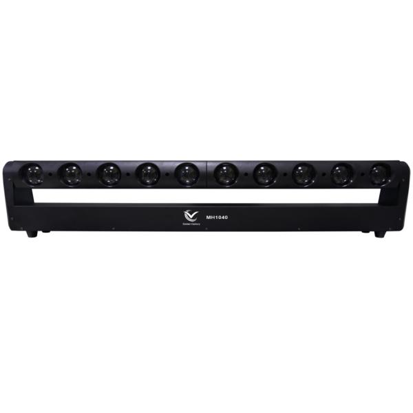 GOLDEN CENTURY MH1040 BARRA MOTORIZZATA 10 LED DA 40W RGBW IN BUNDLE 4 IN 1 FLIGHT CASE