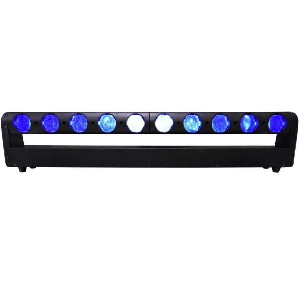 GOLDEN CENTURY MH1040 BARRA MOTORIZZATA 10 LED DA 40W RGBW IN BUNDLE 4 IN 1 FLIGHT CASE