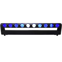 GOLDEN CENTURY MH1040 BARRA MOTORIZZATA 10 LED DA 40W RGBW IN BUNDLE 4 IN 1 FLIGHT CASE