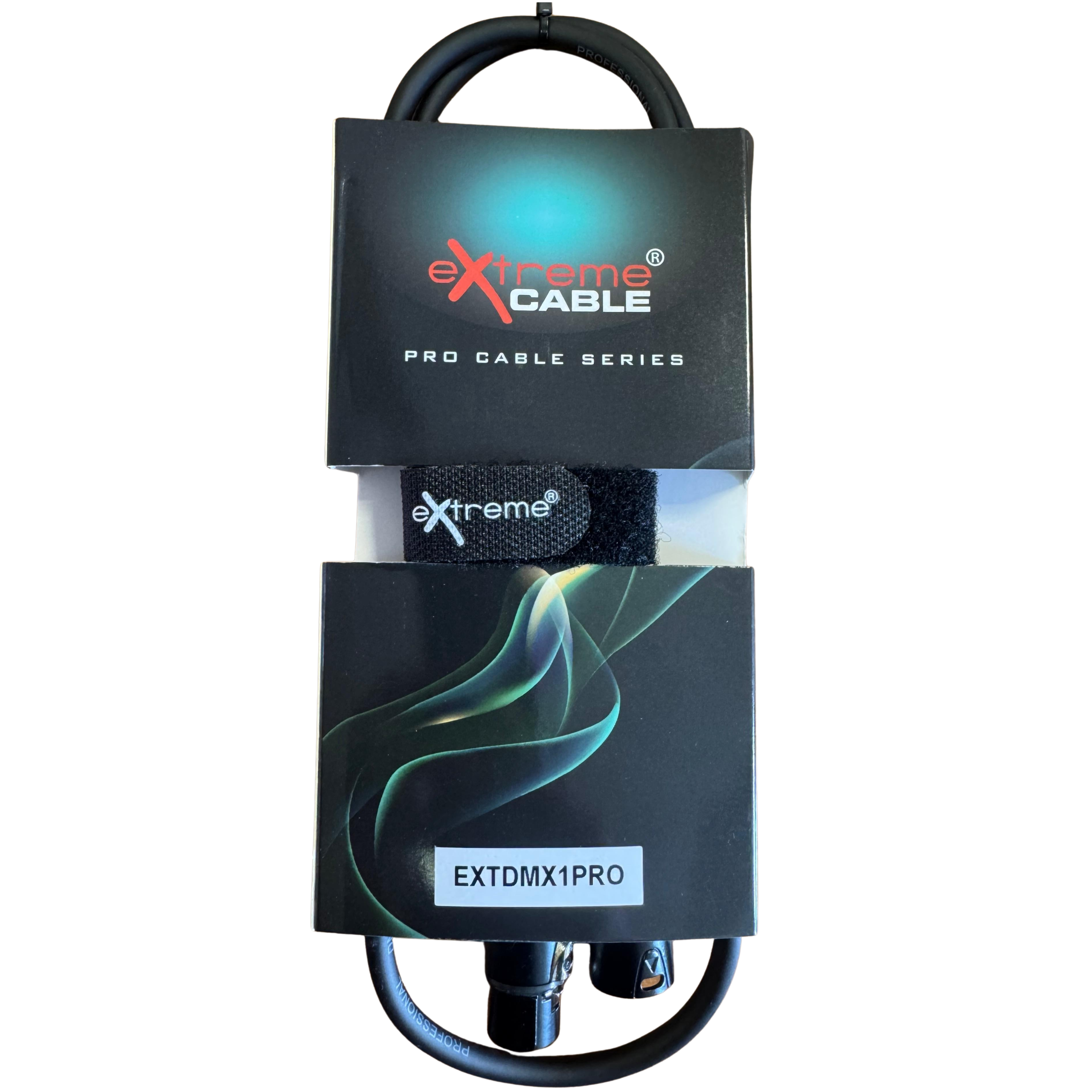 EXTREME CAVO DMX PROFESSIONALE 110OHM CONNETTORI ALTA QUALITA XLR 3 POLI 1 METRO