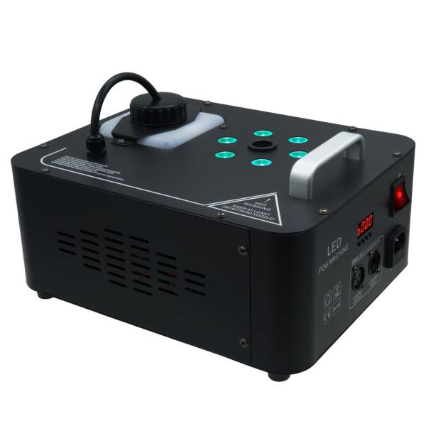 GOLDEN CENTURY F1200LQ-6 MACCHINA DEL FUMO 1200 WATT DMX 6 LED RGB 3 WATT GETTO VERTICALE TIPO GEYSER CO2