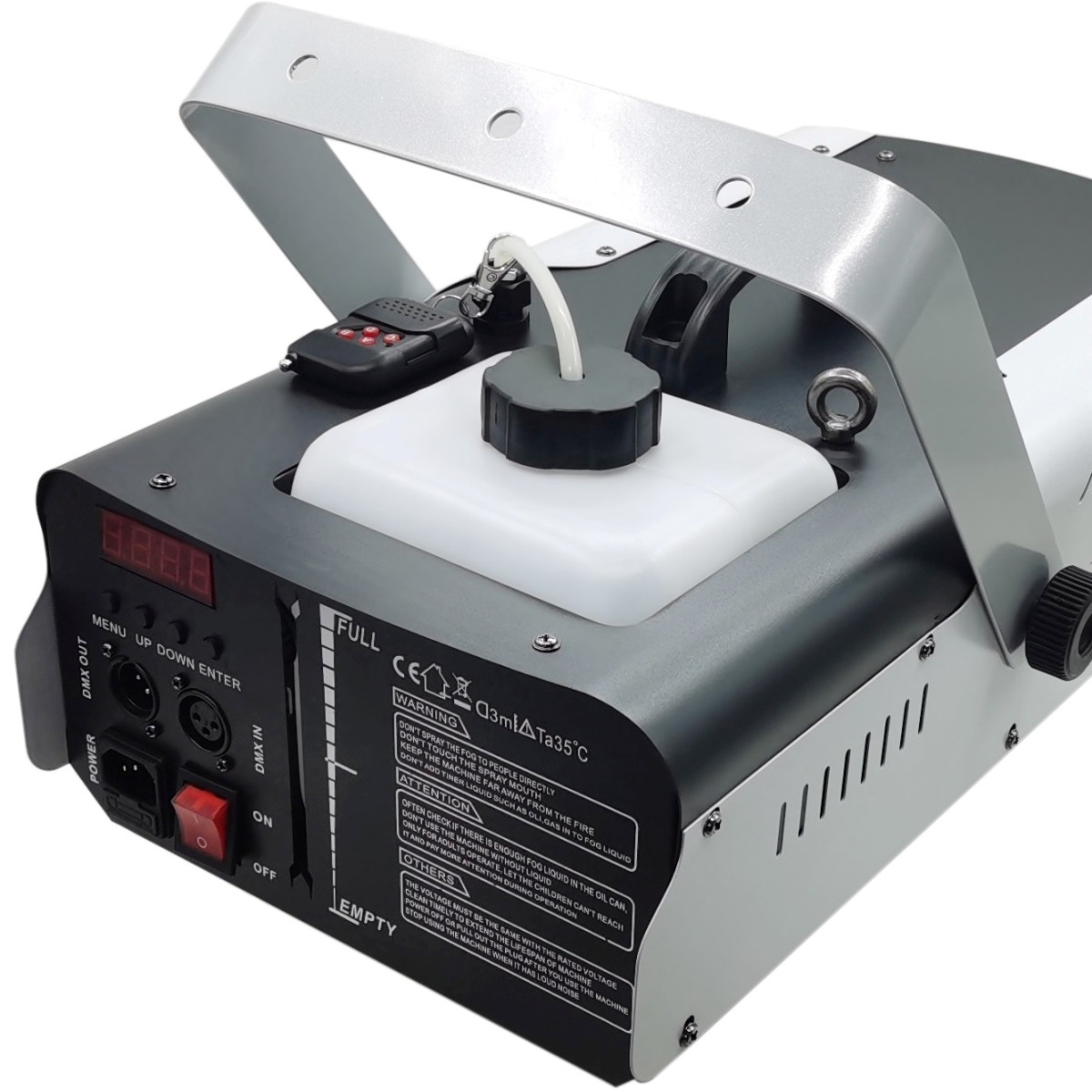 GOLDEN CENTURY F1500DA MACCHINA DEL FUMO 1500 WATT CONTROLLO DMX E TELECOMANDO