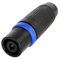 NEUTRIK NLT4MXX-BAG CONNETTORE SPEAKON 4 POLI MASCHIO IN METALLO PER CAVI SPEAKER AUDIO