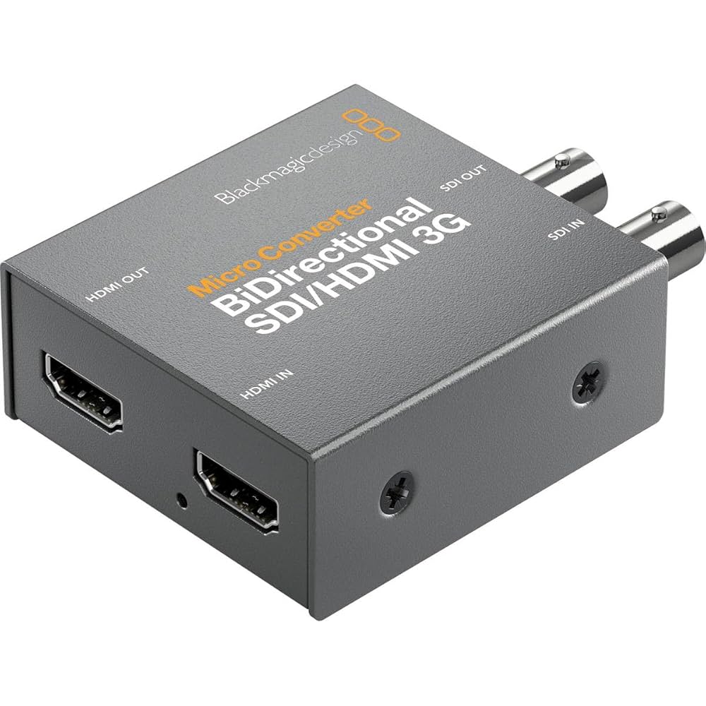 BLACKMAGIC DESIGN BLACKMAGIC MICRO CONVERTER BIDIRECTIONAL SDI HDMI 3G CON PSU CONVERTITORE VIDEO BIDIREZIONALE SDI HDMI