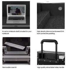 UDG GEAR U91014BL3 - FC MULTI FORMAT XXL BLACK PLUS (BANDEJA PARA ORDENADOR)