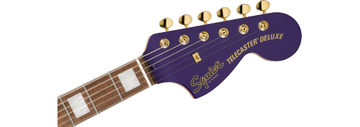 Squier Limited Edition Paranormal Troublemaker Telecaster Deluxe, Purple Metallic
