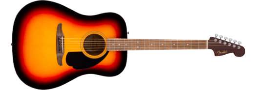 Fender California Standard Redondo™, Spruce Top, Black Pickguard, 3-Color Sunburst