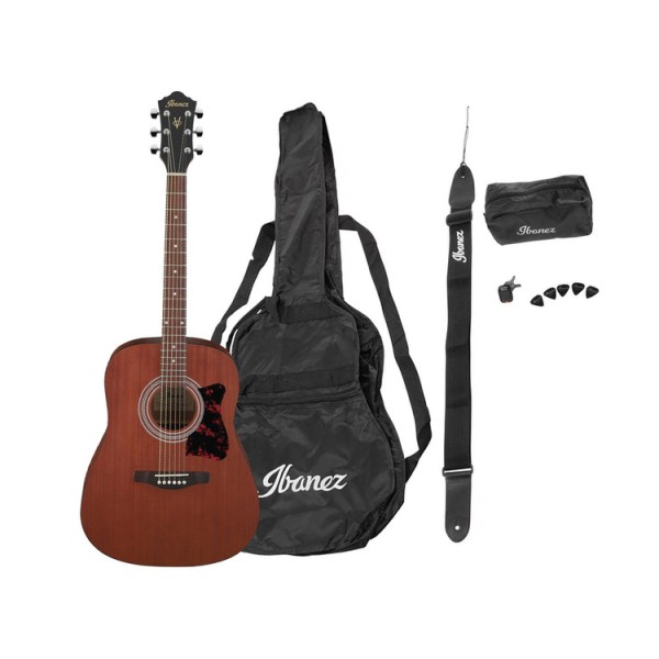 IBANEZ V54NJP-OPN Natural Jam Pack - PACK CHITARRA ACUSTICA NATURALE CON BORSA, TRACOLLA E ACCESSORI