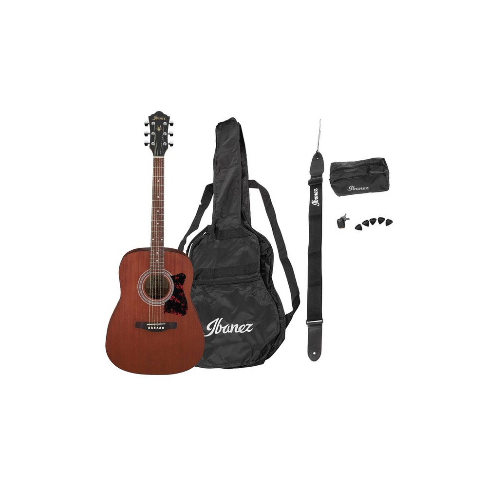 IBANEZ V54NJP-OPN Natural Jam Pack - PACK CHITARRA ACUSTICA NATURALE CON BORSA, TRACOLLA E ACCESSORI