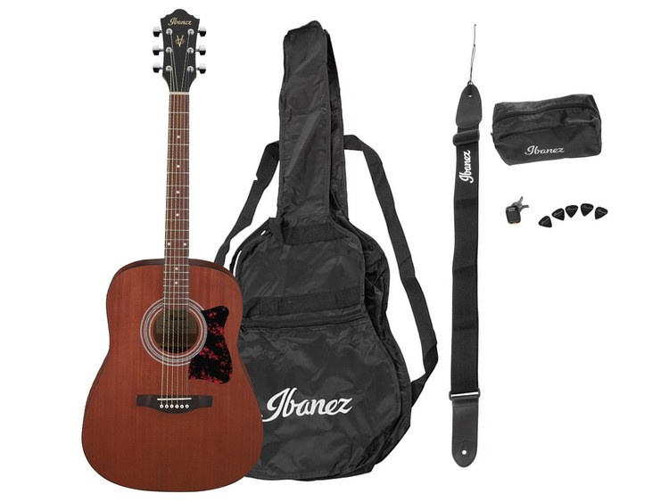 IBANEZ V54NJP-OPN Natural Jam Pack - PACK CHITARRA ACUSTICA NATURALE CON BORSA, TRACOLLA E ACCESSORI