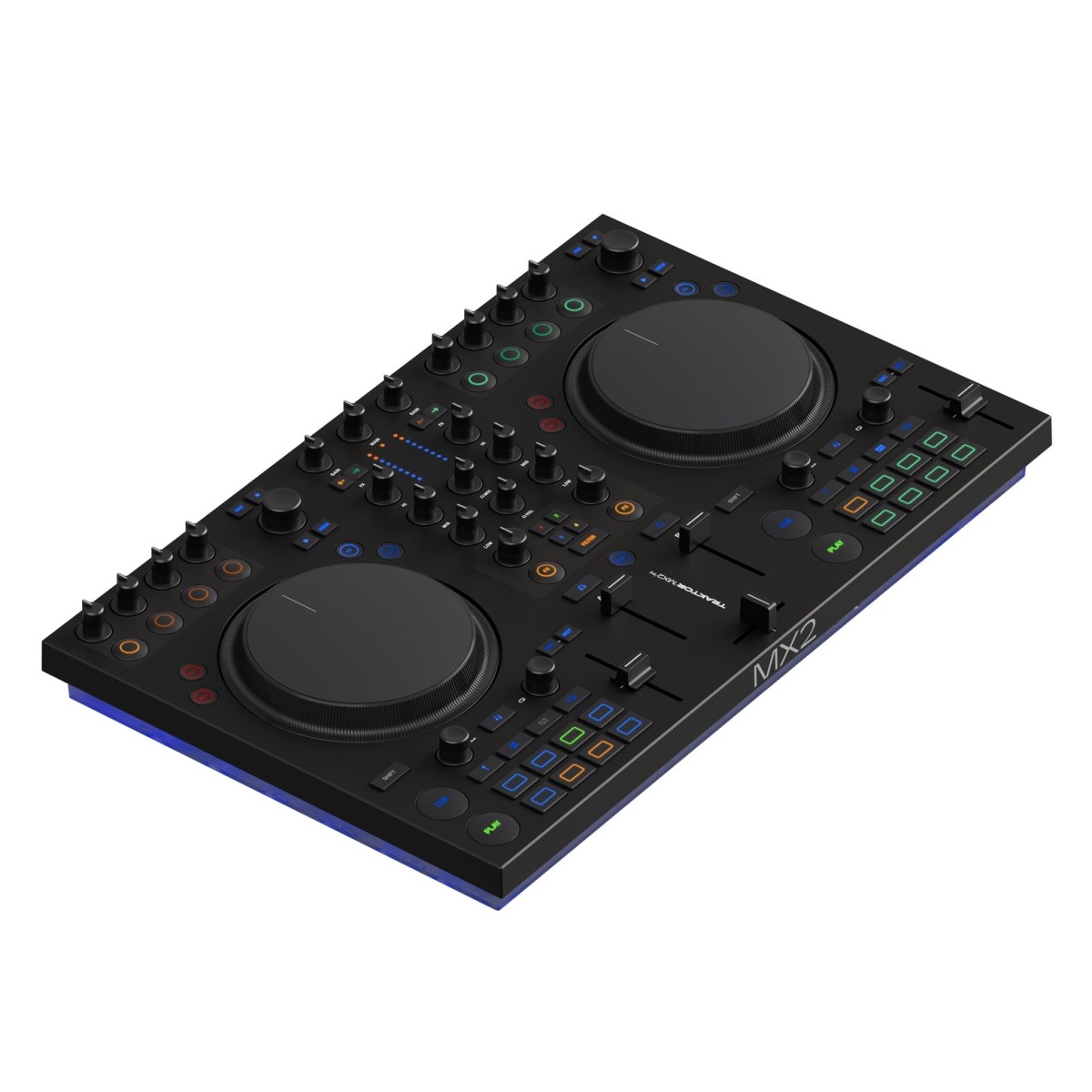 NATIVE INSTRUMENTS NATIVE INSTUMENTS TRAKTOR KONTROL MX2 CONTROLLER DJ 2 CANALI JOG WHEEL 16 PAD + TRAKTOR PRO 4