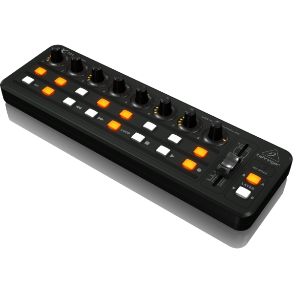 Behringer  X-TOUCH MINI -  MINI CONTROLLER USB PC MAC COMPATTO UNIVERSALE 16 TASTI 8 CONTROLLI LED