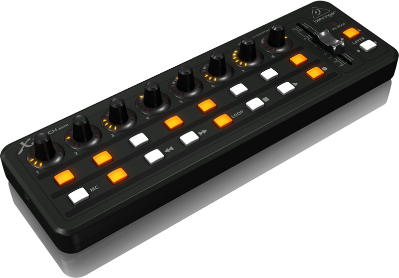 Behringer  X-TOUCH MINI -  MINI CONTROLLER USB PC MAC COMPATTO UNIVERSALE 16 TASTI 8 CONTROLLI LED