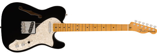 Fender Vintera® II '60s Telecaster® Thinline, Maple Fingerboard, Black