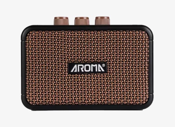 AROMA AG-04 AMPLIFICATORE 5 WATT BLUETOOTH AMP ALTOPARLANTE PORTATILE PER CHITARRA ELETTRICA