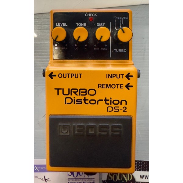 BOSS DS-2 Turbo Distortion - EFFETTO TURBO DISTORSORE A PEDALE