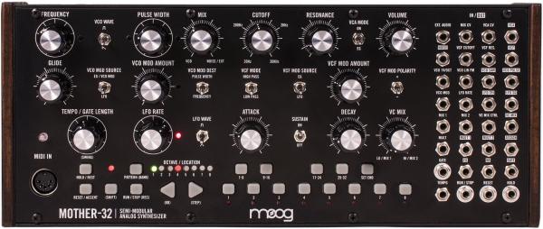 MOOG MUSIC IND MOOG MOTHER 32 SINTETIZZATORE SEMI-MODULARE ANALOGICO + MIXER A CONTROLLO TENSIONE + MIDI + 32 PATCH MODULARI