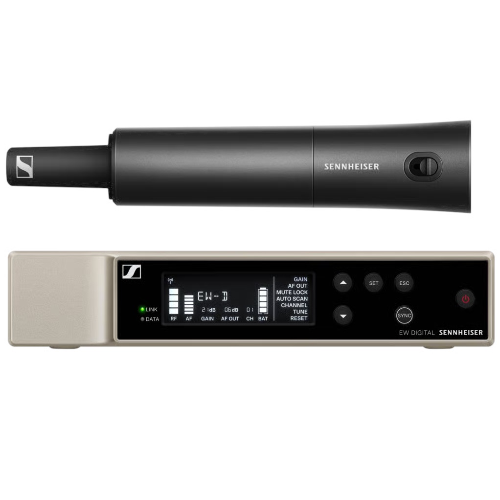 SENNHEISER EW-D SKM-S BASE SET KIT WIRELESS CON RICEVITORE FISSO E TRASMETTITORE PALMARE (S1-7: 606 2 - 662MHz)