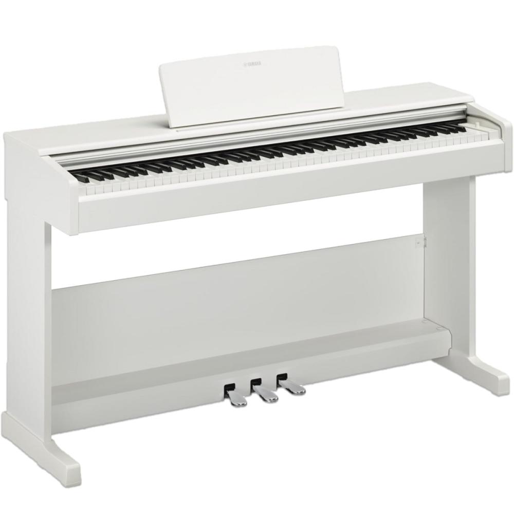 YAMAHA YDP105 WH ARIUS WHITE PIANOFORTE DIGITALE 88 TASTI PESATI COLORE BIANCO