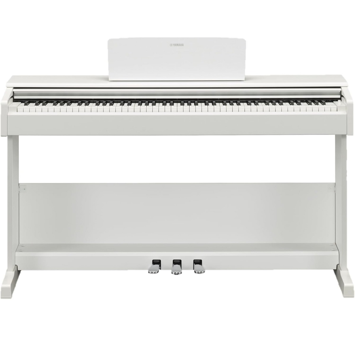 YAMAHA YDP105 WH ARIUS WHITE PIANOFORTE DIGITALE 88 TASTI PESATI COLORE BIANCO