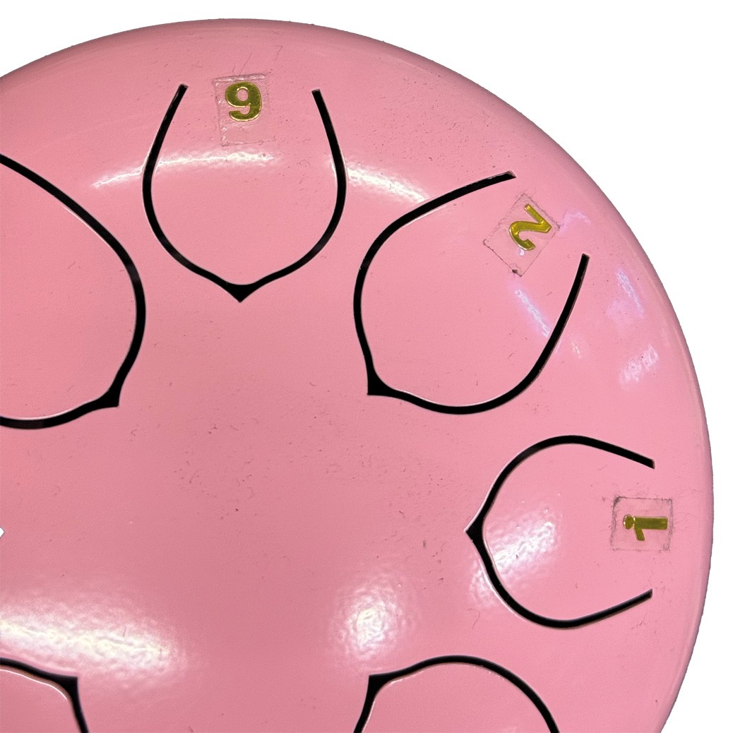 EXTREME STEEL TONGUE 8 TONI TAMBURO ARMONICO 15,5CM TANK DRUM 6″ ROSA