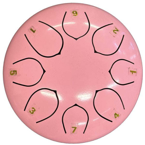 EXTREME STEEL TONGUE 8 TONI TAMBURO ARMONICO 15,5CM TANK DRUM 6″ ROSA