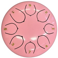 EXTREME STEEL TONGUE 8 TONI TAMBURO ARMONICO 15,5CM TANK DRUM 6″ ROSA