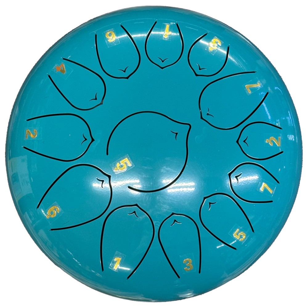 EXTREME STEEL TONGUE 13 TONI TAMBURO ARMONICO 27CM TANK DRUM 10″ AZZURRO