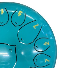 EXTREME STEEL TONGUE 13 TONI TAMBURO ARMONICO 27CM TANK DRUM 10″ AZZURRO