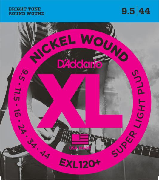 D'ADDARIO EXL120+ 0095-044 BRIGHT ROUND WOUND XL PER CHITARRA ELETTRICA