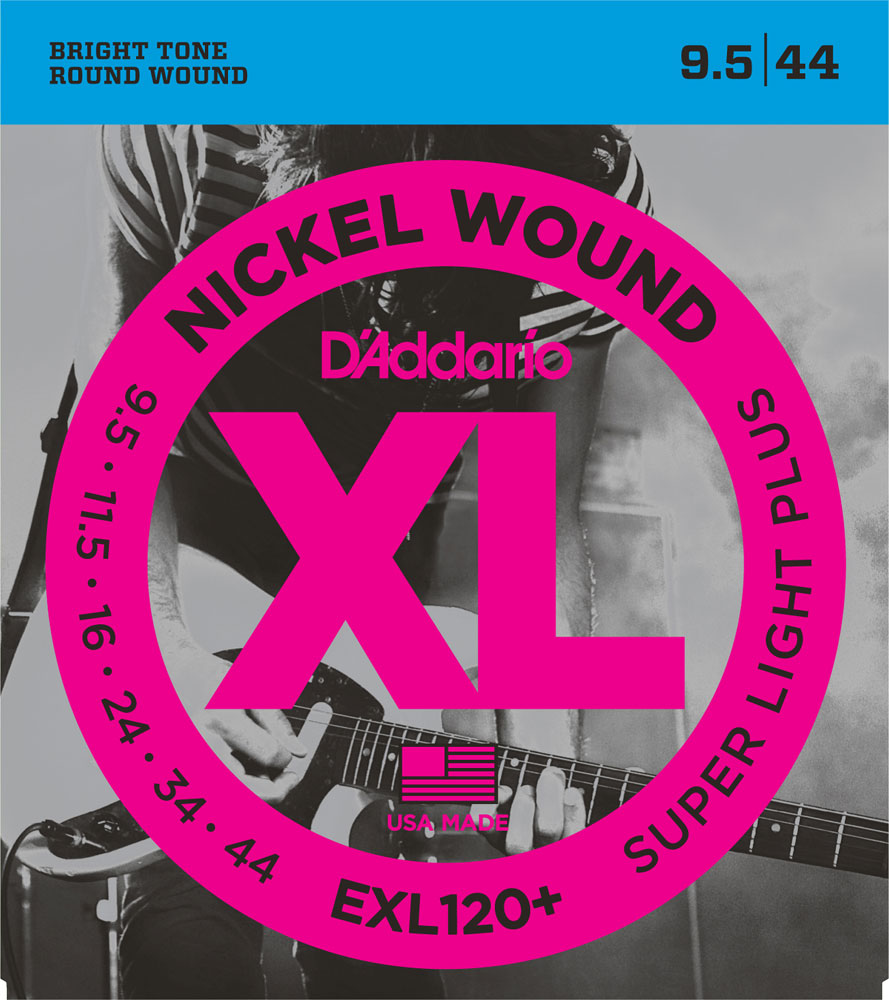 D'ADDARIO EXL120+ 0095-044 BRIGHT ROUND WOUND XL PER CHITARRA ELETTRICA