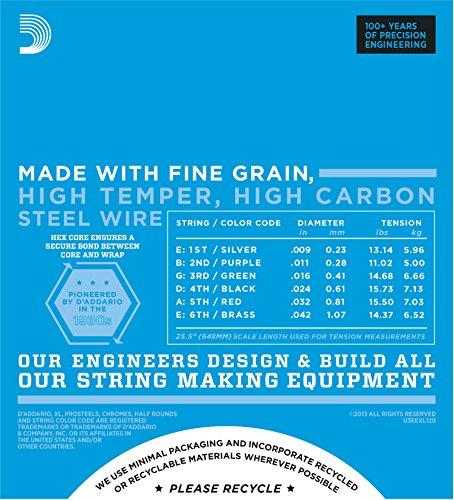 D'ADDARIO EXL120+ 0095-044 BRIGHT ROUND WOUND XL PER CHITARRA ELETTRICA