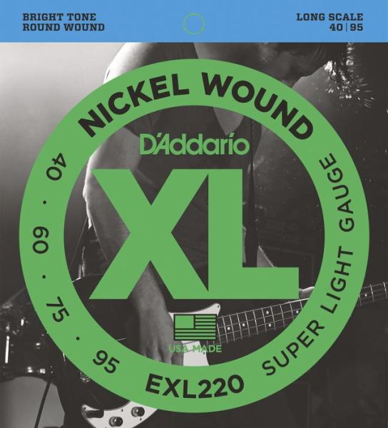 D'ADDARIO D' ADDARIO EXL220 CORDE PER BASSO 40-95