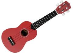 EKO UKULELE PRIMO RED SOPRANO SERIE STUDENT COSTRUITO IN LINDEN DI COLORE ROSSO