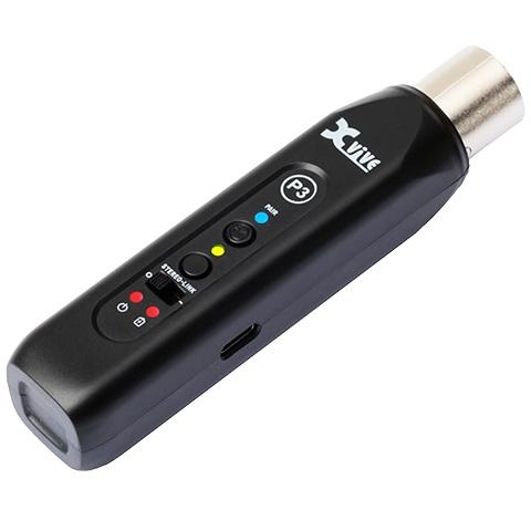 XVIVE P3 RICEVITORE ADATTATORE BLUETOOTH CON CONNETTORE XLR E BATTERIA RICARICABILE