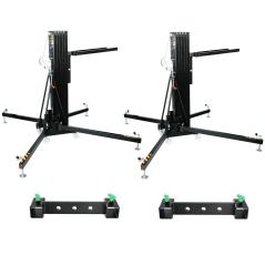 FOS TECHNOLOGIES TOWER 700 COPPIA ELEVATORI A CARICO FRONTALE 270KG 6 65 METRI + 2 ACCESSORI LINE ARRAY