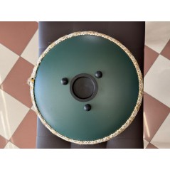 EXTREME STEEL TONGUE 15 TONI TAMBURO ARMONICO 32,5CM TANK DRUM 13″ COLOR VERDE OPACO