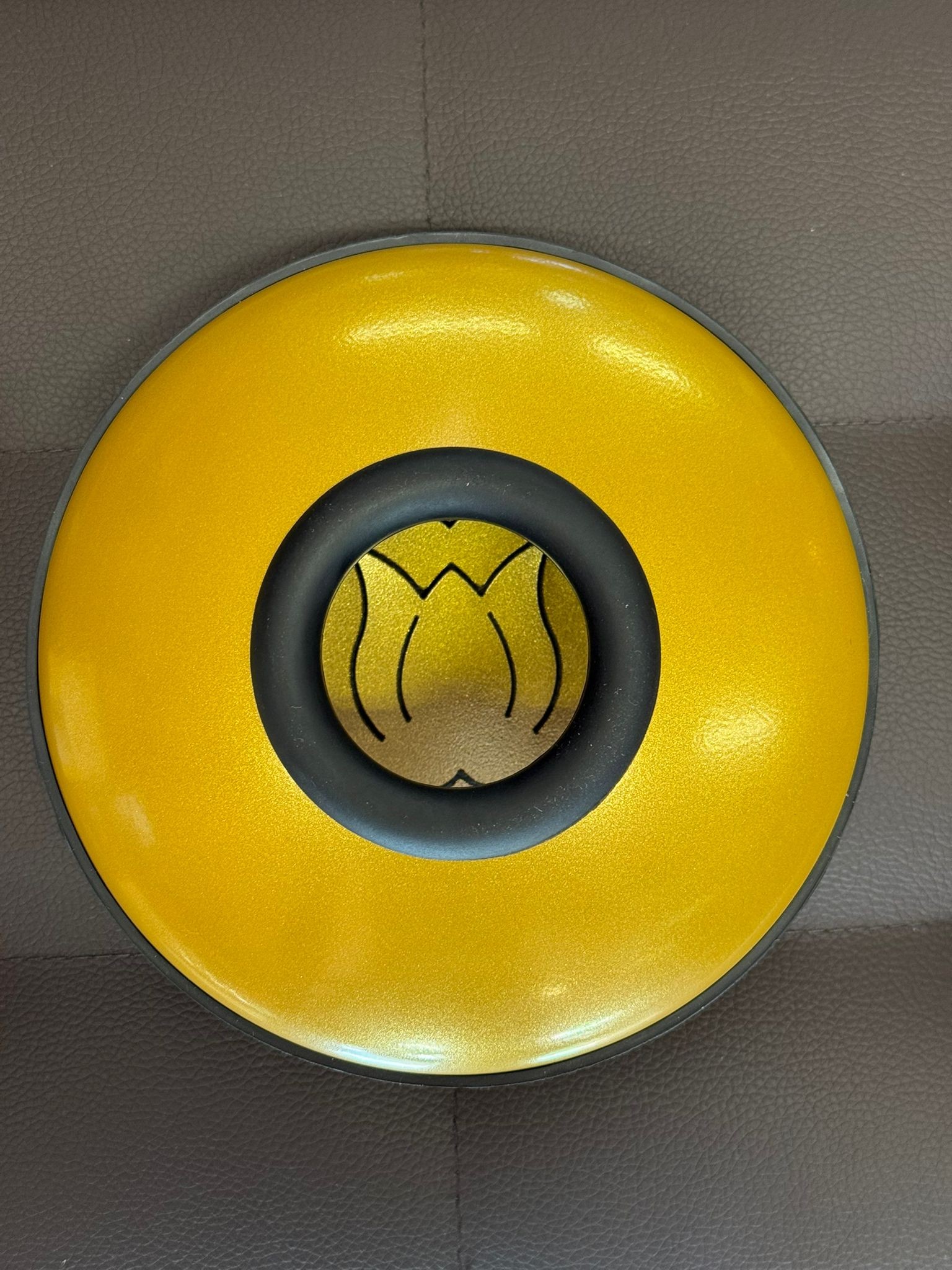 EXTREME STEEL TONGUE DRUM 11 TONI TAMBURO ARMONICO 16,5 CM TANK DRUM 6,5″ COLORE ORO