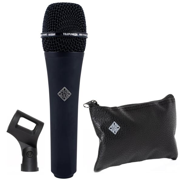 TELEFUNKEN M80 BLACK MICROFONO SUPERCARDIOIDE CON SUPPORTO E CUSTODIA