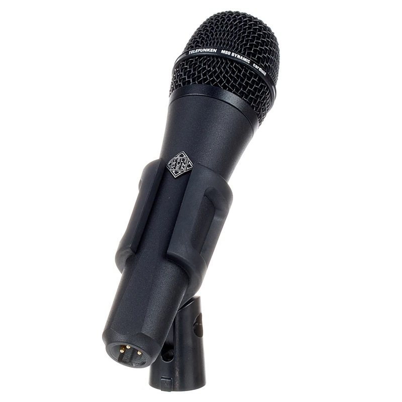 TELEFUNKEN M80 BLACK MICROFONO SUPERCARDIOIDE CON SUPPORTO E CUSTODIA