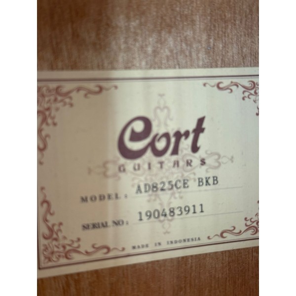 Cort AD825CE BKB - chitarra acustica - USATA in perfette condizioni