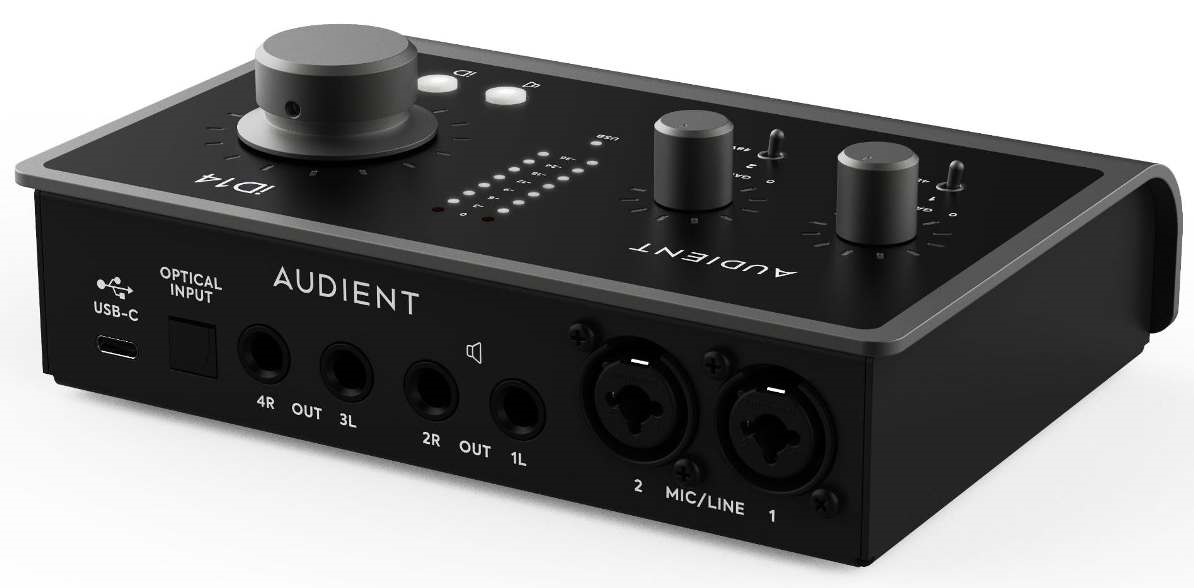 AUDIENT iD14 MKII INTERFACCIA AUDIO 3 INGRESSI 6 USCITE USB 24 BIT 96 Khz