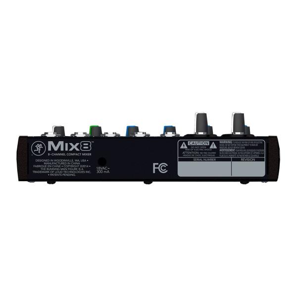 MACKIE MIX8 MIXER COMPATTO 6 INPUT 2 CANALI MICROFONICO + 2 CANALI STEREO JACK